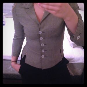 AKRIS Beautiful houndstooth blazer Swiss